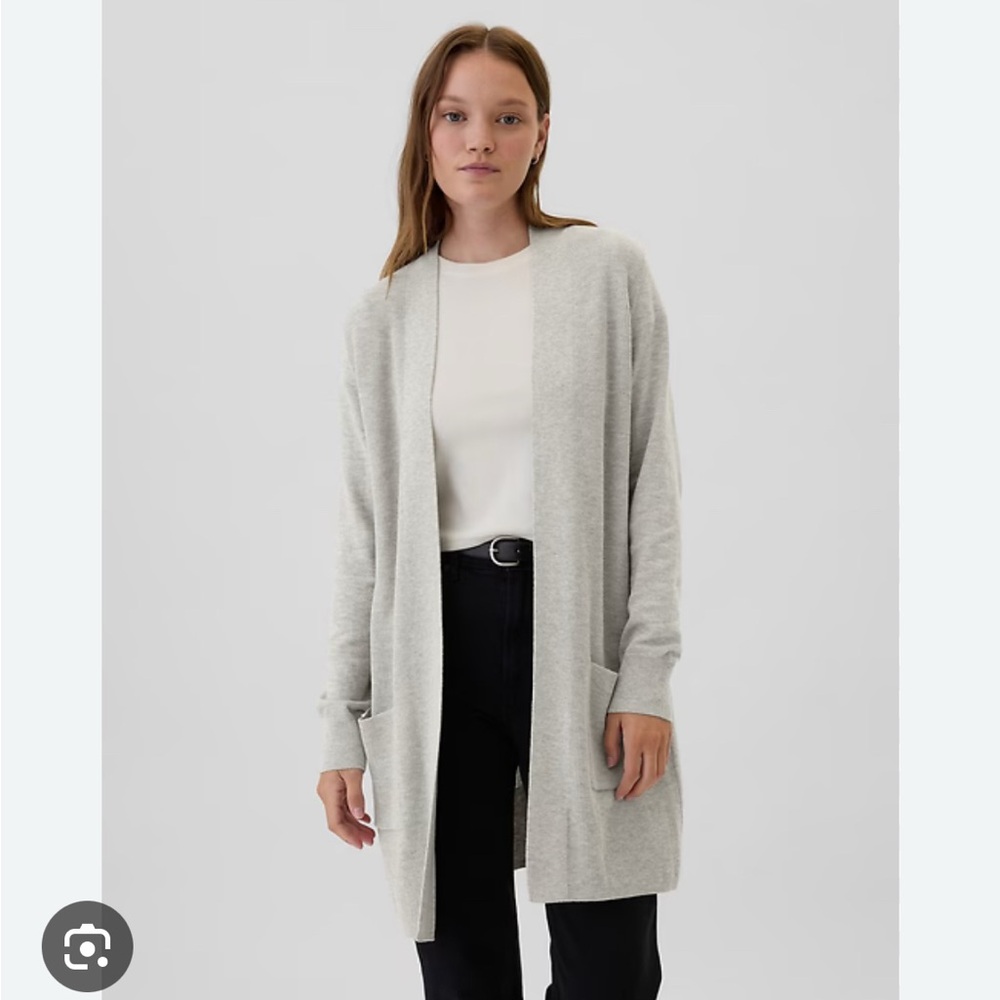 Gap Long Open Cardigan